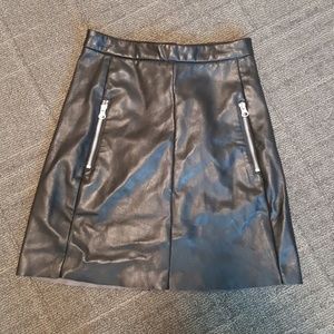 H&M Leather Skirt